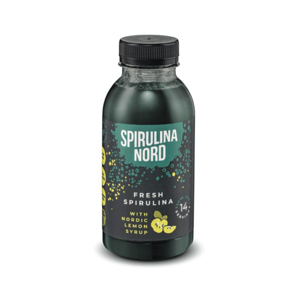 Šviežia skysta spirulina - neutralaus skonio ir kvapo spirulinos gėrimas iš Spirulina Nord