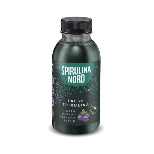 Šviežia skani spirulina - neutralaus skonio ir kvapo spirulinos gėrimas iš SpirulinaNord